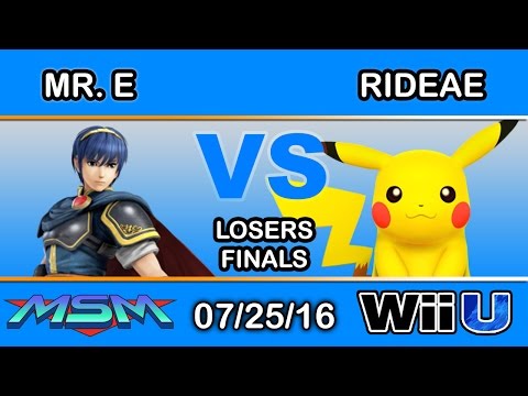MSM 59 - SS | Mr. E (Marth) Vs. Shoq | Rideae (Pikachu) Losers Finals - Smash Wii U