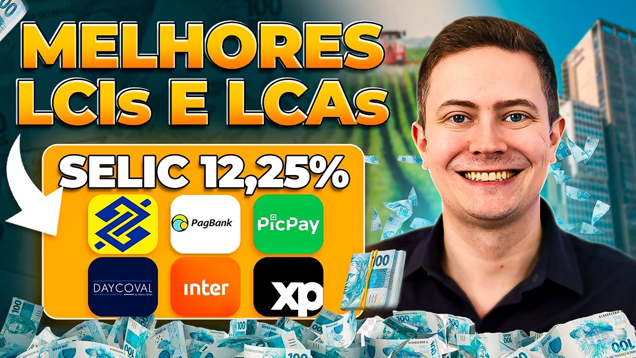 MELHORES LCIs e LCAs PARA INVESTIR EM 2025! | (Alta rentabilidade sem Imposto de Renda)