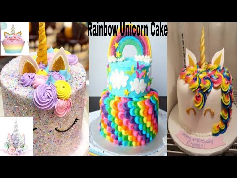 Qaus-e-Quzah Birthday Cake 🍰🎂 || Rainbow Unicorn Cake || Unicorns 🦄