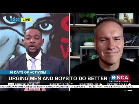 16 Days of Activism Urging men and boys to do better