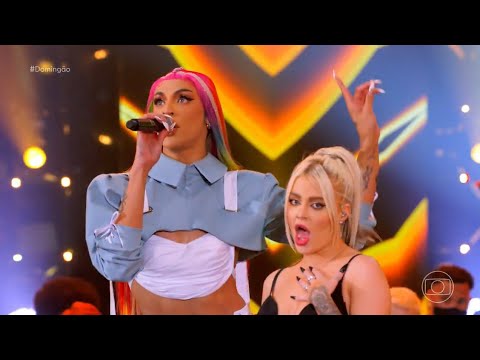 Luísa Sonza, Pabllo Vittar - MODO TURBO (Ao Vivo) no Domingão