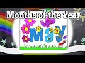 Months of the Year Song | Kids Sing-Along | Fun Learning | Good for ESL