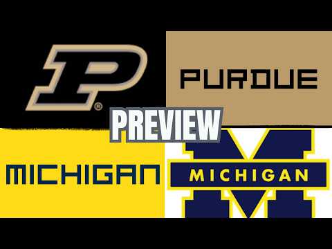 Purdue vs Michigan Preview | Big Ten Titans CLASH