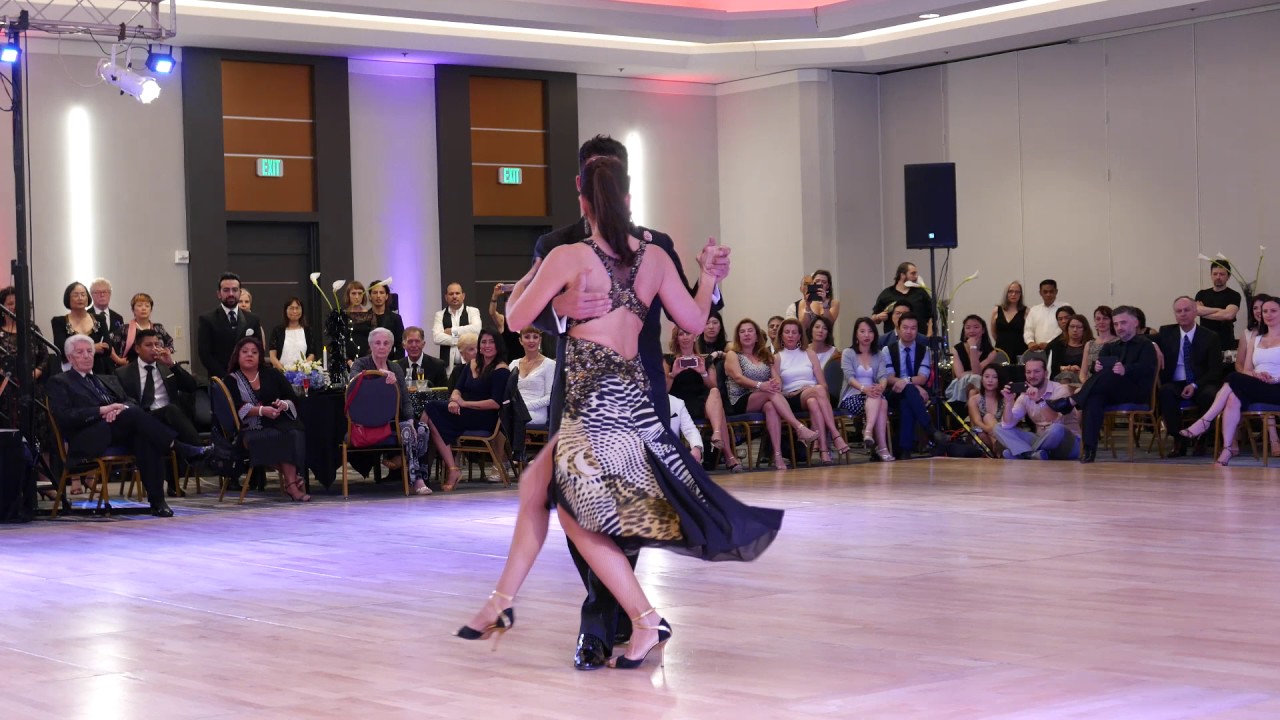 Christian Marquez & Virginia Gomez @ Nora's Tango Week 2017 July 4 Tango Demo 1/4