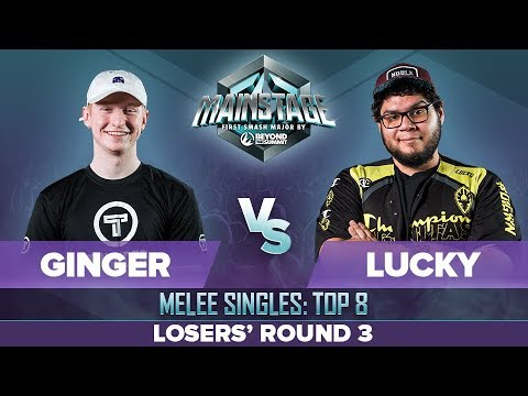 Ginger vs Lucky - Losers' Round 3: Melee Singles - Mainstage | Falco vs Fox