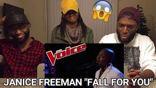 The Voice 2017 Janice Freeman - The Playoffs: &quot;Fall for You&quot; (REACTION)