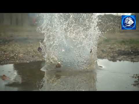 Grenade explosion slow motion