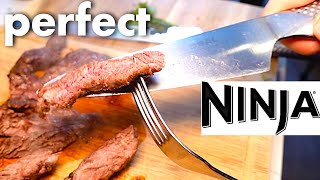 FAST Air Fryer STEAK with easy Chimichurri sauce: Ninja Foodi Max airfryer recipe!