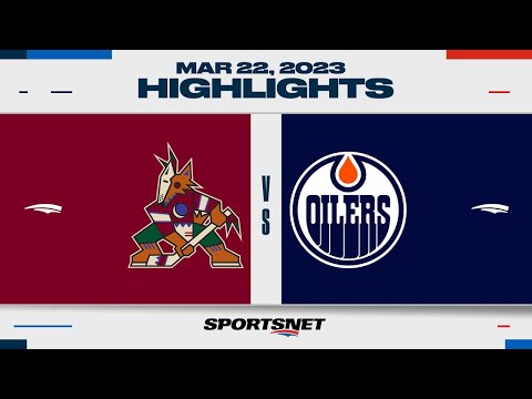 NHL Highlights | Coyotes vs. Oilers - March 22, 2023