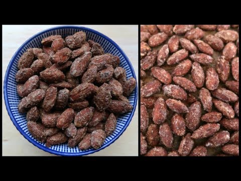 Cinnamon Roasted Almonds Recipe | Sugar Free Snacks