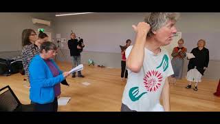 We Will Rock You- Rehearsal - with bagpipes.