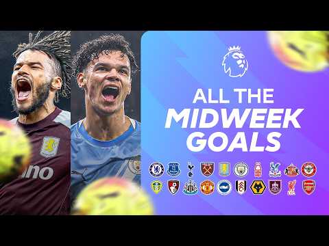 EVERY MIDWEEK GOAL | Matchweek 26 | 2025/26 Premier League Highlights