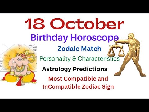 October 18 Zodiac Libra - 18 October horoscope - October 18 birthday Personality and Characters