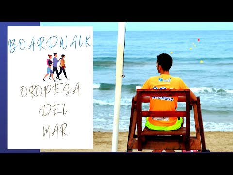 BoardWalk- Oropesa del Mar, Valencia, Spain.