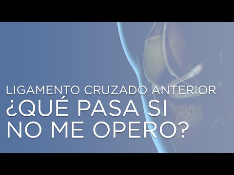 Ligamento cruzado anterior, ¿Qué pasa si no me opero?