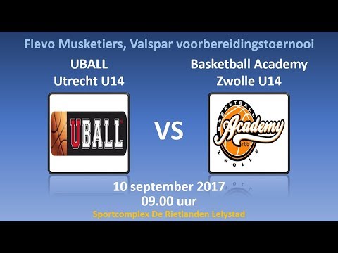 UBALL U14 - BA Zwolle U14, 10-09-2017, Full game