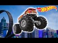 Hot Wheels Monster Trucks Heat Up On The Hottest Courses Monster Truck Videos For Kids