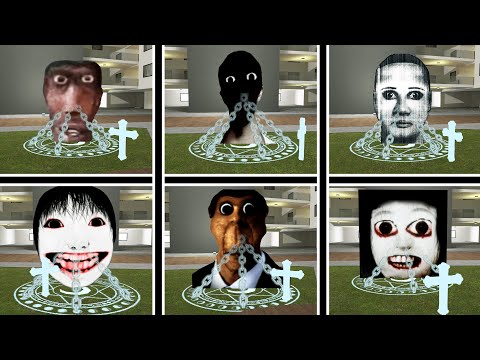 GMOD: Crucifix from DOORS Vs Nico's Nextbots █ Garry's mod █