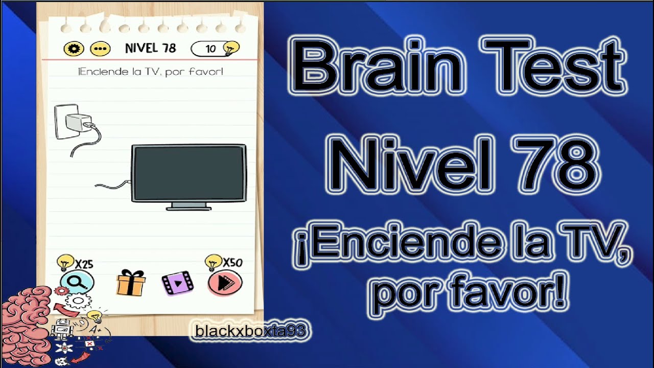 Brain Test | Nivel 78 | Enciende la tele, por favor | Explicado Español | blackxboxta93