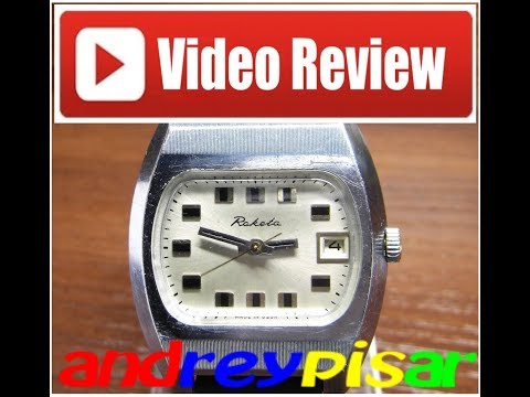 Mechanical Watch Raketa Export Type USSR Soviet Russian Vintage Band Serviced