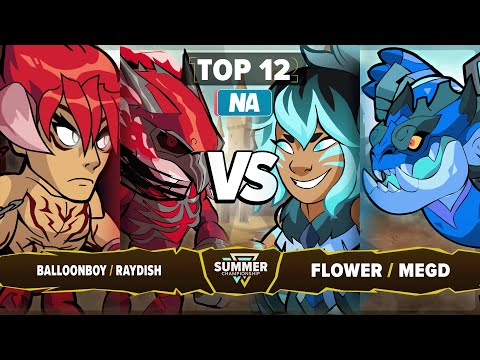 BalloonBoy & Raydish vs megD & Flower - Top 12 - Summer Championship 2025 - NA 2v2
