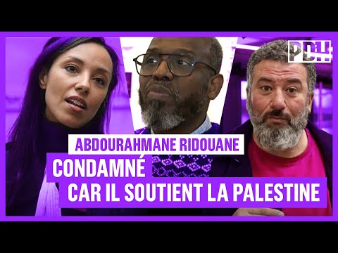 Abdourahmane Ridouane condamné car il soutient la Palestine
