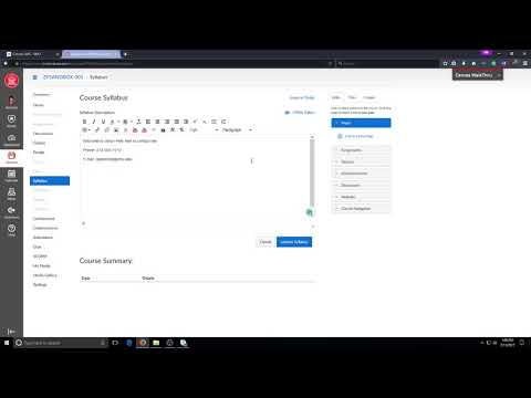 Canvas 101: Easily Adding Essential Course Content | IT Connect