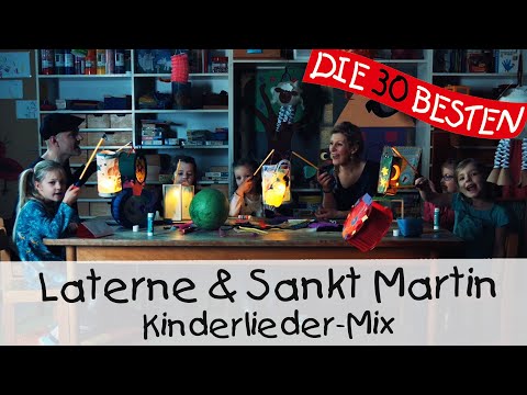 Laterne & Sankt Martin Kinderlieder-Mix 🍂 || Kinderlieder zum Mitsingen und Bewegen