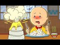 Caillou At The Restaurant Caillou Cartoon