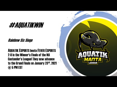 Aquatik vs Fever NACL Winner Bracket Final - Rainbow Six Siege