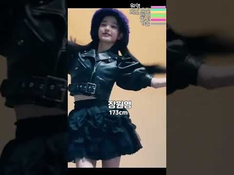 아이브 평균신장 169인 아이돌 비율