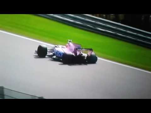 Formel1 Spa 2017 Force-India Verursacht Safety-Car-Phase