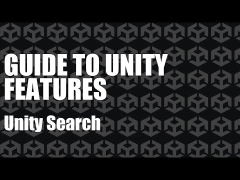 Guide To Unity Features - Unity Search