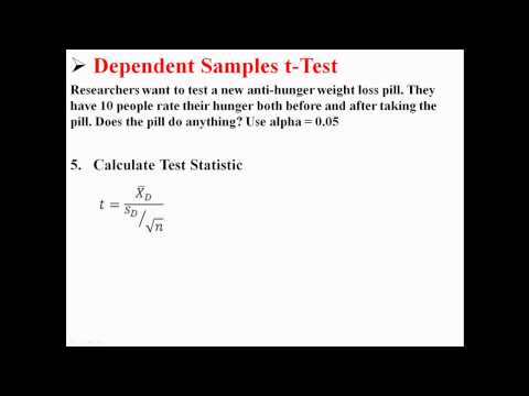 Dependent Samples t-Test