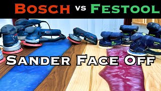 Comparing Sanders: Bosch vs Festool