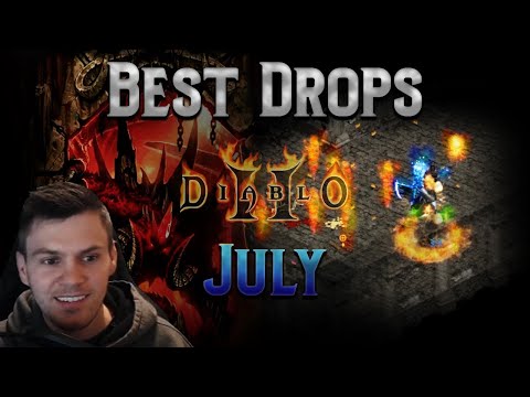Diablo 2 Drop Highlights - July 2019 - 2nd rarest unique in the game and an Eiffel 65 remix....?