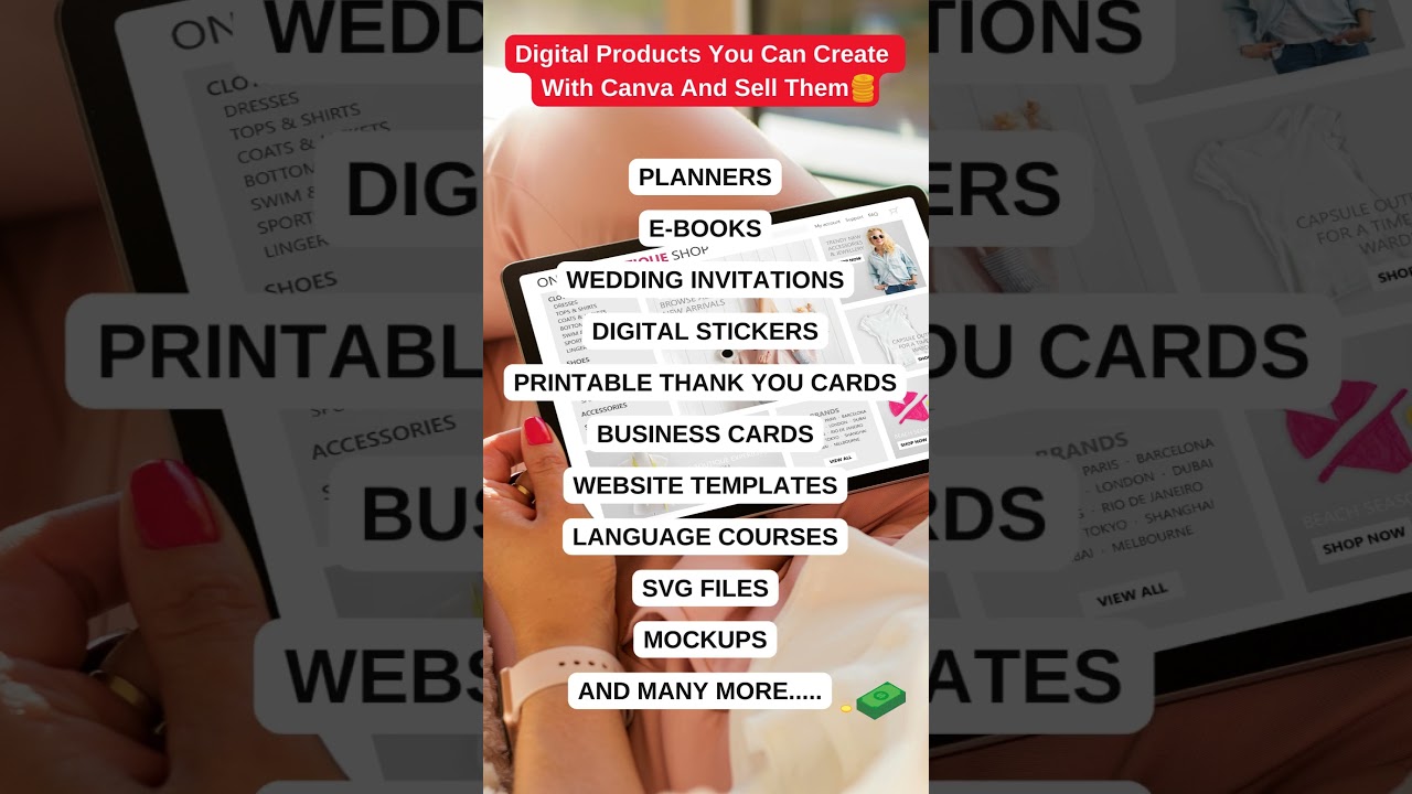 Digital Products You Can Create With Canva And Sell 🤑