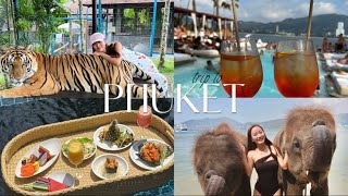 【プーケット】プーケット旅行vlog🏝️プール付きのヴィラに宿泊/トラやゾウと記念撮影/最新ビーチクラブ👙