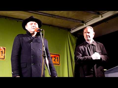 Wiglaf Droste - 63. Montagsdemo gegen Stuttgart 21 -  14.02.2011