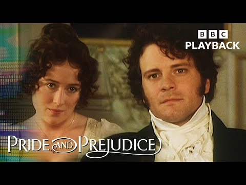 The Look That Changed EVERYTHING | Mr Darcy and Elizabeth | Pride & Prejudice 1995 | BBC Playback