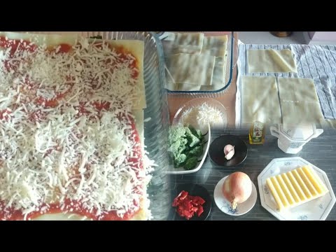 LASAÑA DE VERDURAS VERSIÓN FÁCIL. RECETA PASO A PASO.