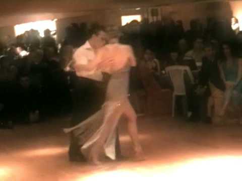  Alejandra Mantinan  and  Gabriel Missé  are  dancing  to  a  tango