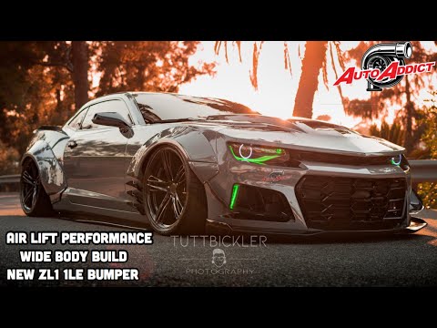NEW ZL1 1LE Bumper, Air Lift Performance & Wide Body Project build for a Gen 5 Camaro!!