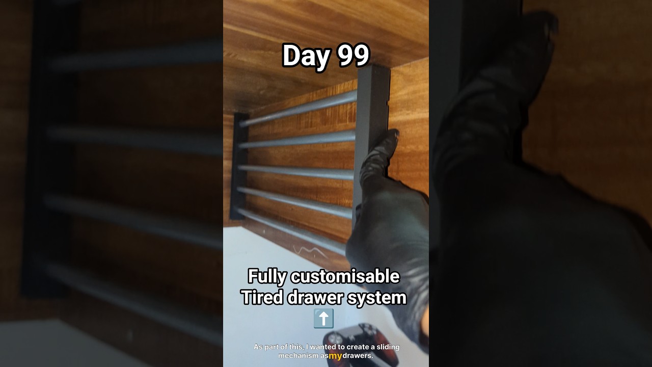 The Modular Dowel Rack Pillar :  Day 99 of The Source Code #3dprinting