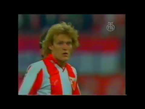 90/91 Robert Prosinecki vs Marseille - European Cup Final (All Touches and Actions)