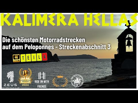 Kalimera Hellas | By motorcycle in Greece | Episode-5 | Peloponnese route section 3