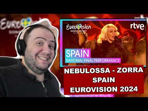 Nebulossa - ZORRA | Spain 🇪🇸 | National Final Performance | Eurovision 2024 - TEACHER PAUL REACTS