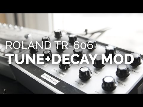 Roland TR-606 modification (poor man's 808) contact me4modding yours!