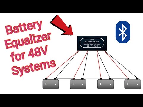 Battery Equalizer Voltage Balancer for 48V Solar Batteries Review and Test HA 12 With Bluetooth