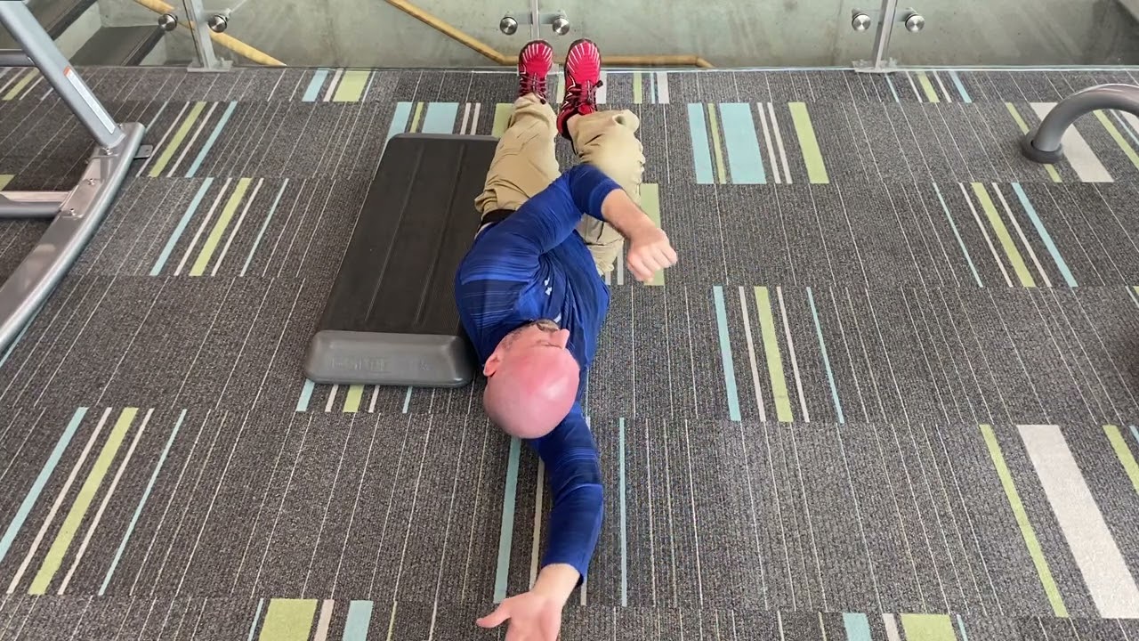 37. Level 1 Elbow To Knee Roll Supine To Side (top View)